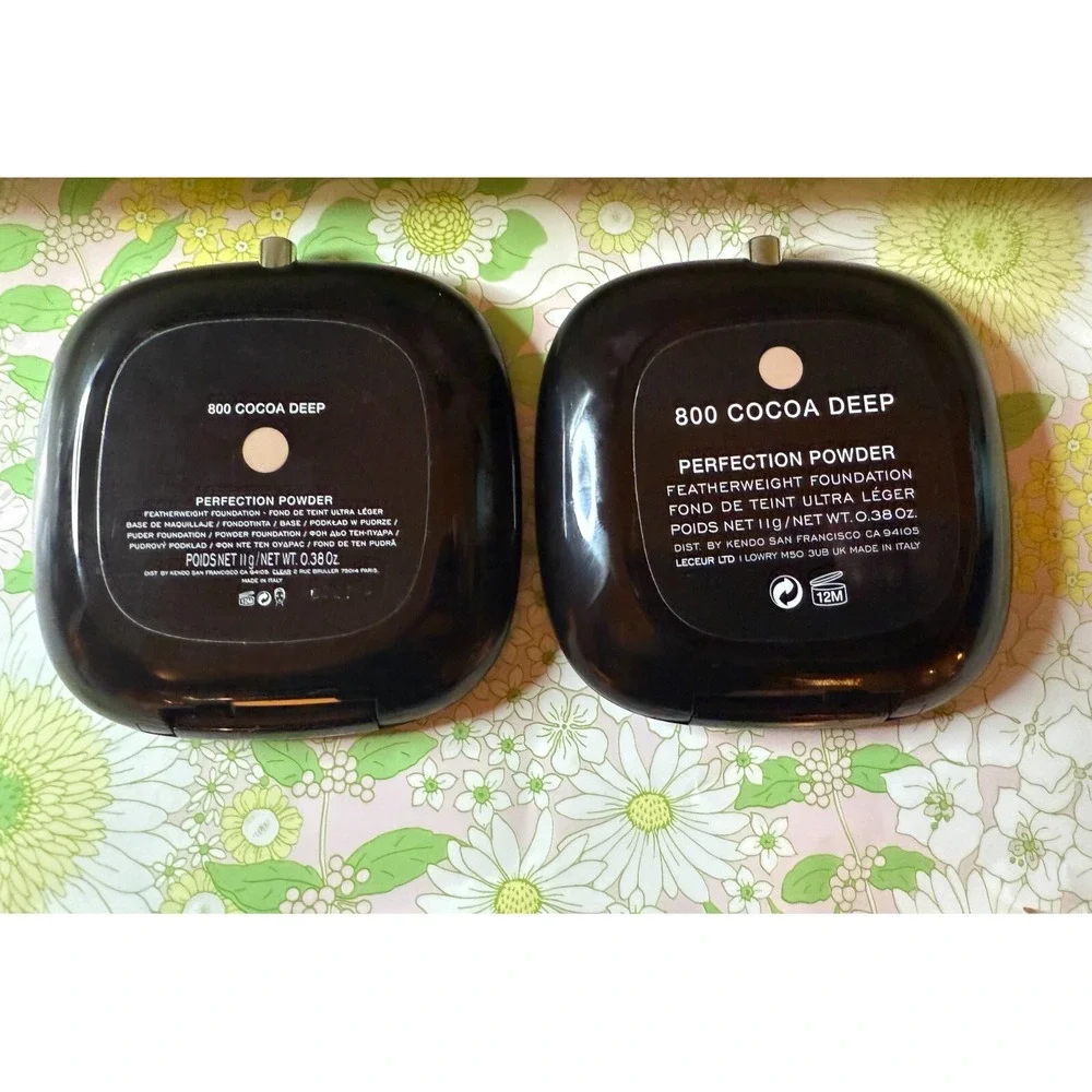 Marc Jacobs Foundation Lot of 2 Perfection Powder Featherweight‎ 800 Cocoa Deep